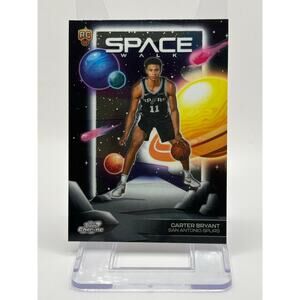 2025-2026 Topps Cosmic Chrome Carter Bryant Rookie Space Walk Spurs RC
